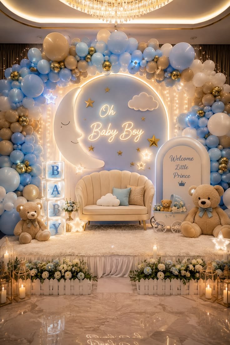 Blue Prince Baby Shower